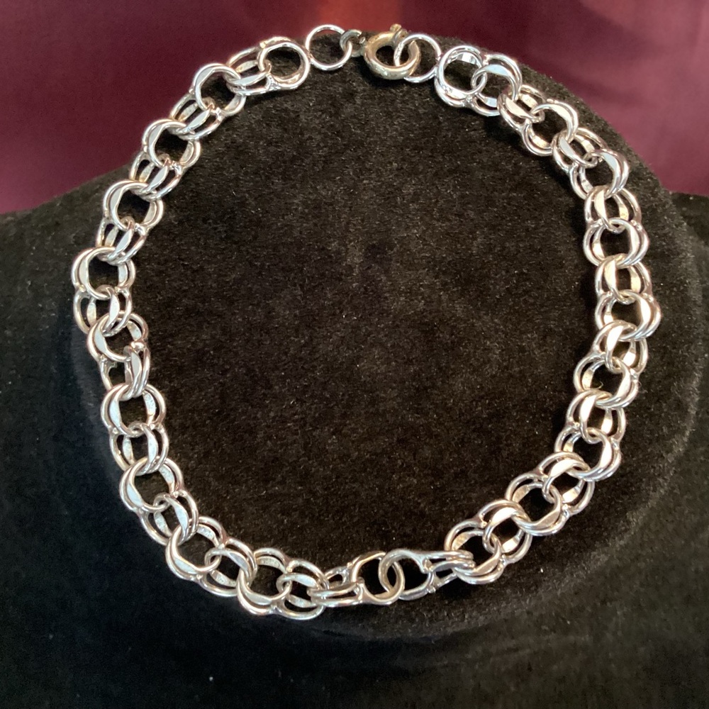 Vintage Silver Charm Bracelet